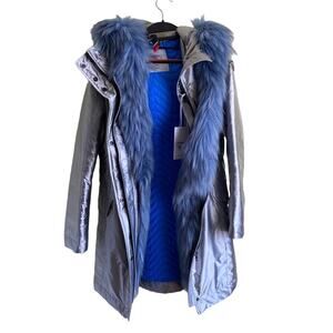 SALE!!!ROSSIGNOL CHARLENE SILVER PARKA NWT Size S
